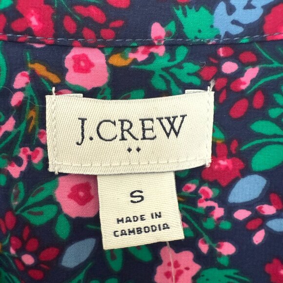 NWT J. Crew Factory Floral Button Down - Picture 3 of 5